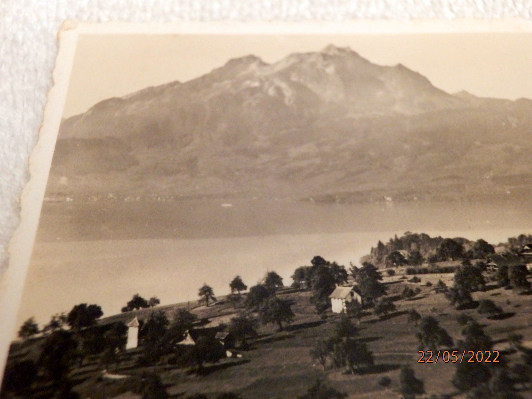 Ansichtskarten: Ansichtskarte, Weggis mit Pilatus, Luftbild, Stemp. ZNr.196 – Gebraucht aus Ueberstorf von dinbau 5