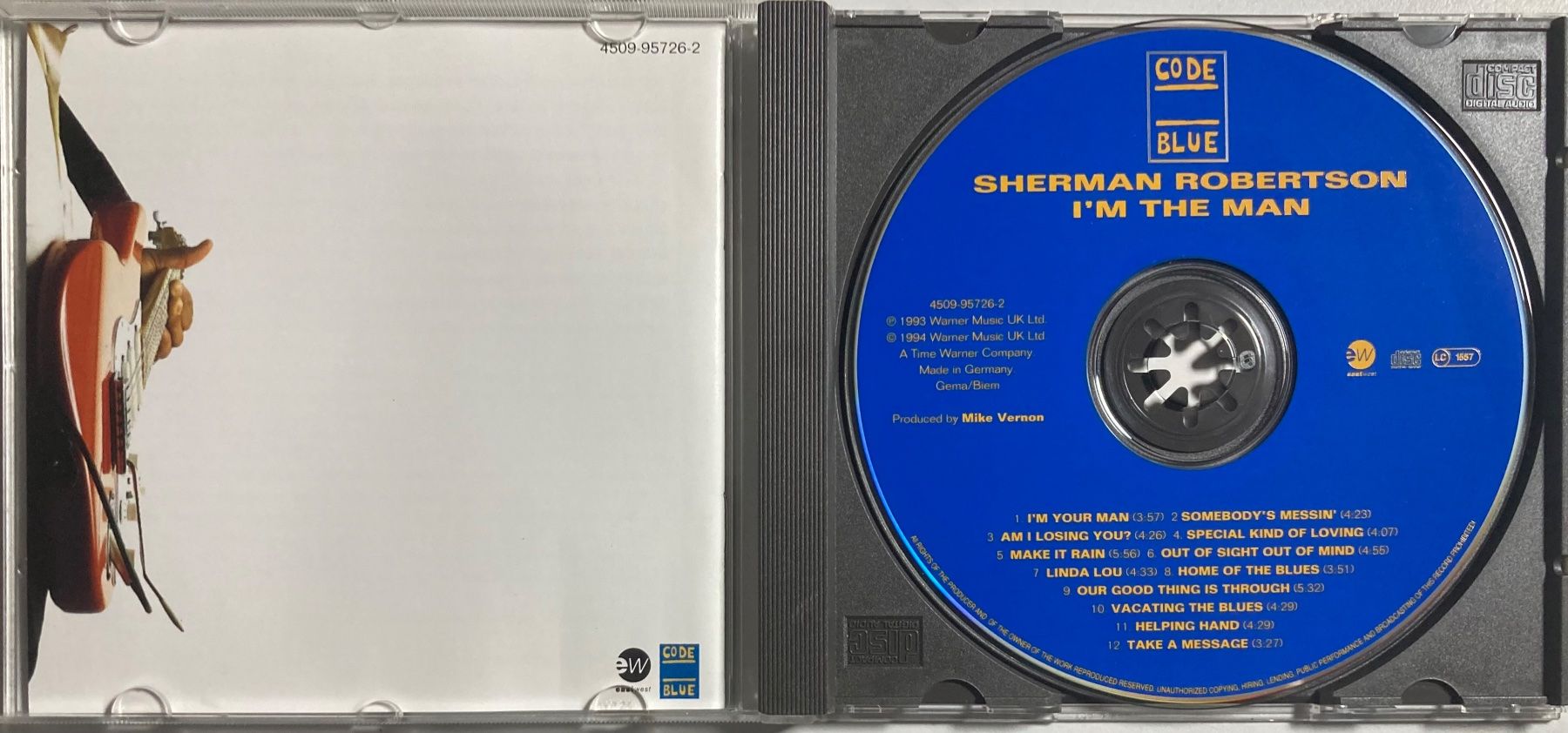 CD: SHERMAN ROBERTSON - I'M THE MAN – Usato da Poliez-Pittet venduto da Newtown-Records 2