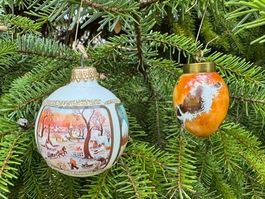 2 Christbaumkugeln – Einzelstücke - Sammlerobjekt – Vintage