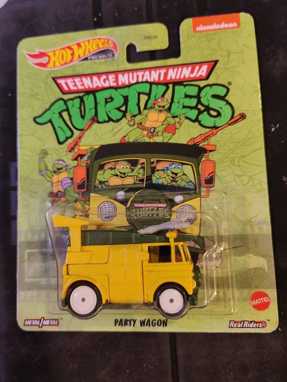 2021 Hot Wheels PARTY WAGON B Case #39/250 - Teenage Mutant Ninja Turtles A74 - Foto 6