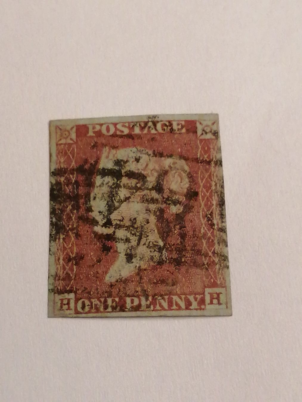 Alle Briefmarken: One Penny Red 1841  – Gebraucht aus Happerswil von tschergi