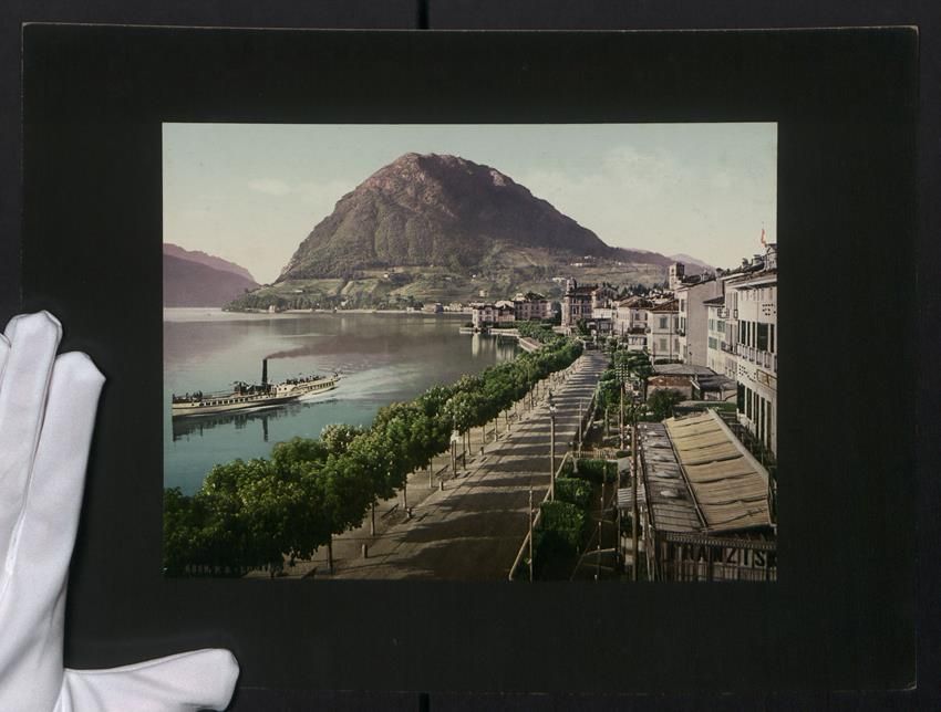 Fotografie & Manifesti: Fotografie Lugano, Quaie E Monte Salvato – Usato da Berlin venduto da bartko-reher
