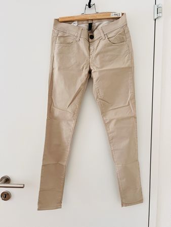 Sand-colored Summer Trousers, Esprit, size 38, slimfit