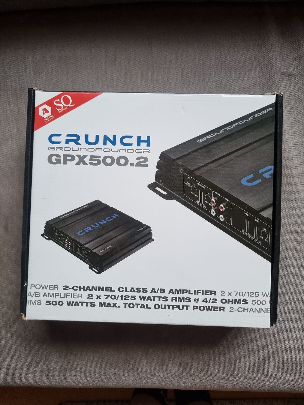 Amplificatori: Crunch GPX500.2 Verstärker – Usato da St.urban venduto da JORDIJa