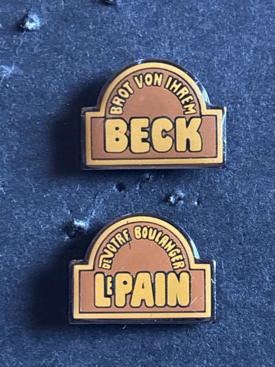 Placchette & Badge: Pins Beck – Usato da Lützelflüh-Goldbach venduto da NicoleL.