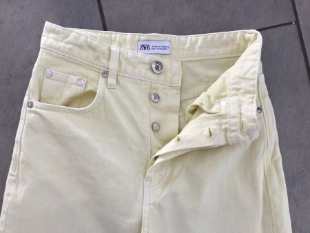 Jeans gelb, Gr. 34