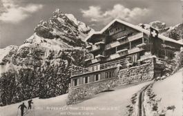 AB 25 Braunwald, Hotel Tödiblick, mit Ortstock, 1953