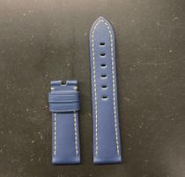 Neues Panerai Leder-Armband Blau 20/18mm