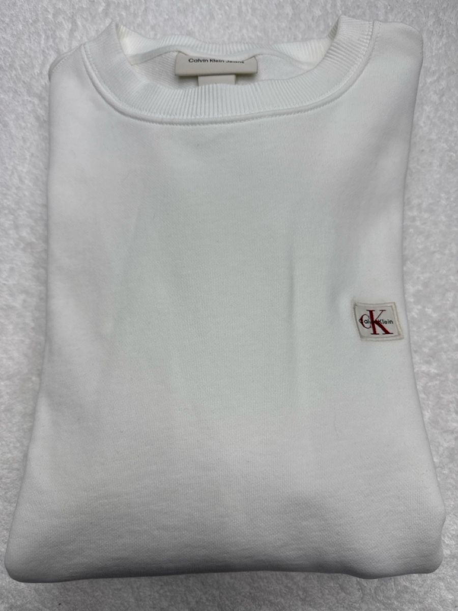 Calvin Klein Maglioni & Felpe: Sweat Calvin Klein Jeans blanc taille M neuf – Nuovo (secondo la descrizione) da Chenens venduto da anasantos90