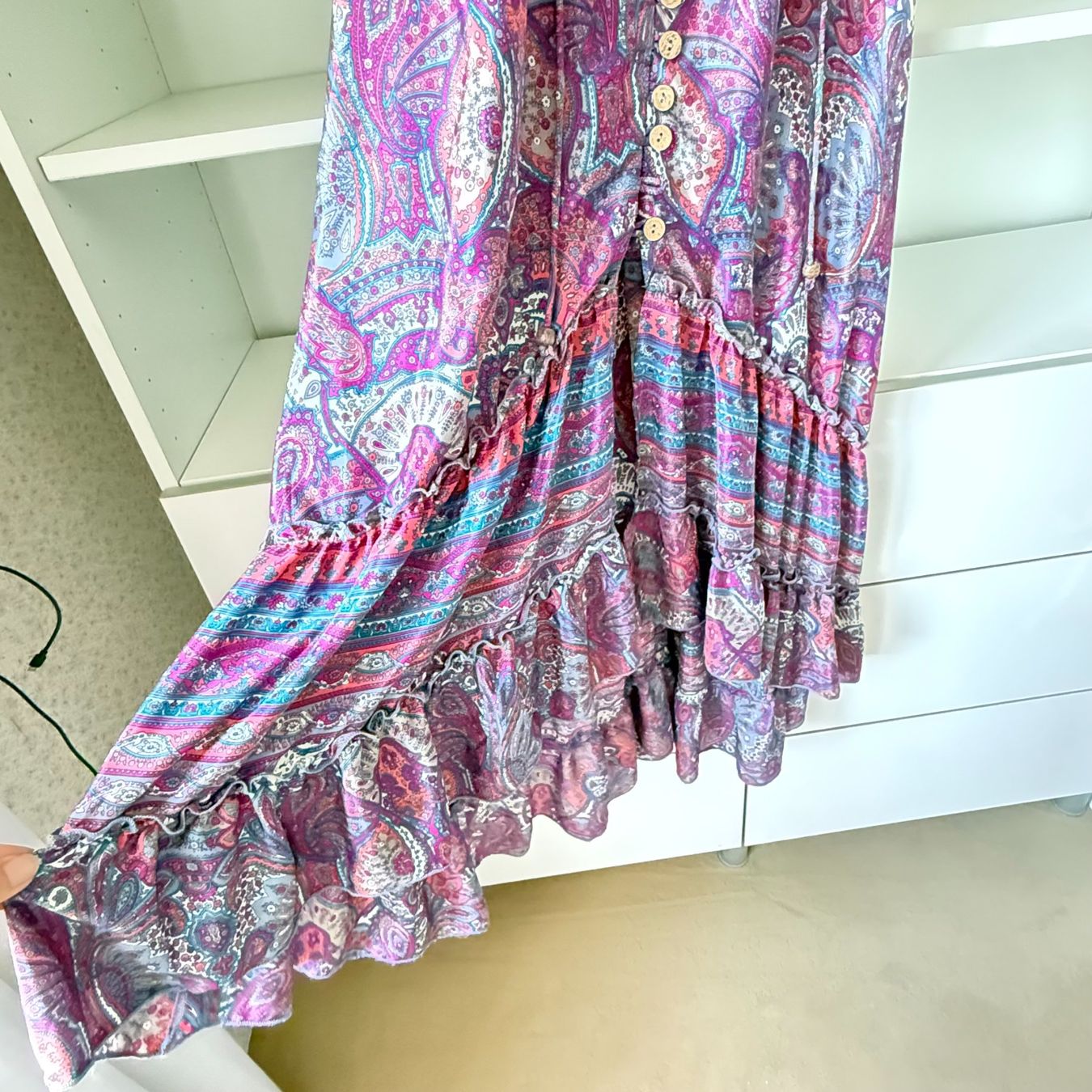 Robes: Chicorée Maxikleid XS, Paisley/Boho, Pink – D'occasion à Riedholz par han_fy6l 3