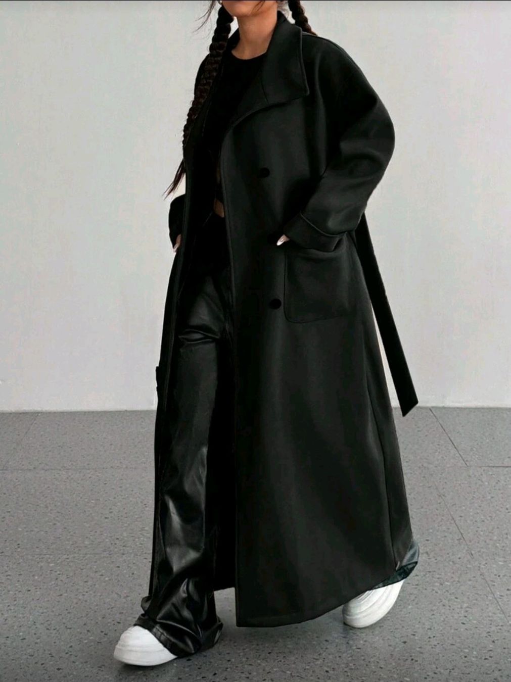 Cappotti: ✨ Oversized Trenchcoat - S - Mantel in Schwarz – Nuovo (secondo la descrizione) da Thalwil venduto da VitaMini