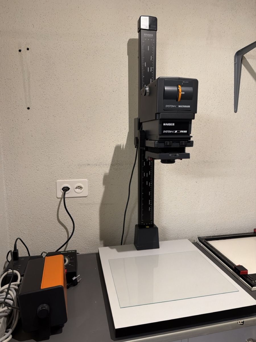 Kaiser Laboratorio & Camera oscura: Kaiser Fotolabor Vergrösserer System V Multigrade 6002 Nikon – Usato da Salmsach venduto da Wisa10 1