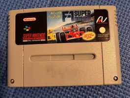 SNES Super Nintendo Spiel: F1 Super Driving PAL Version