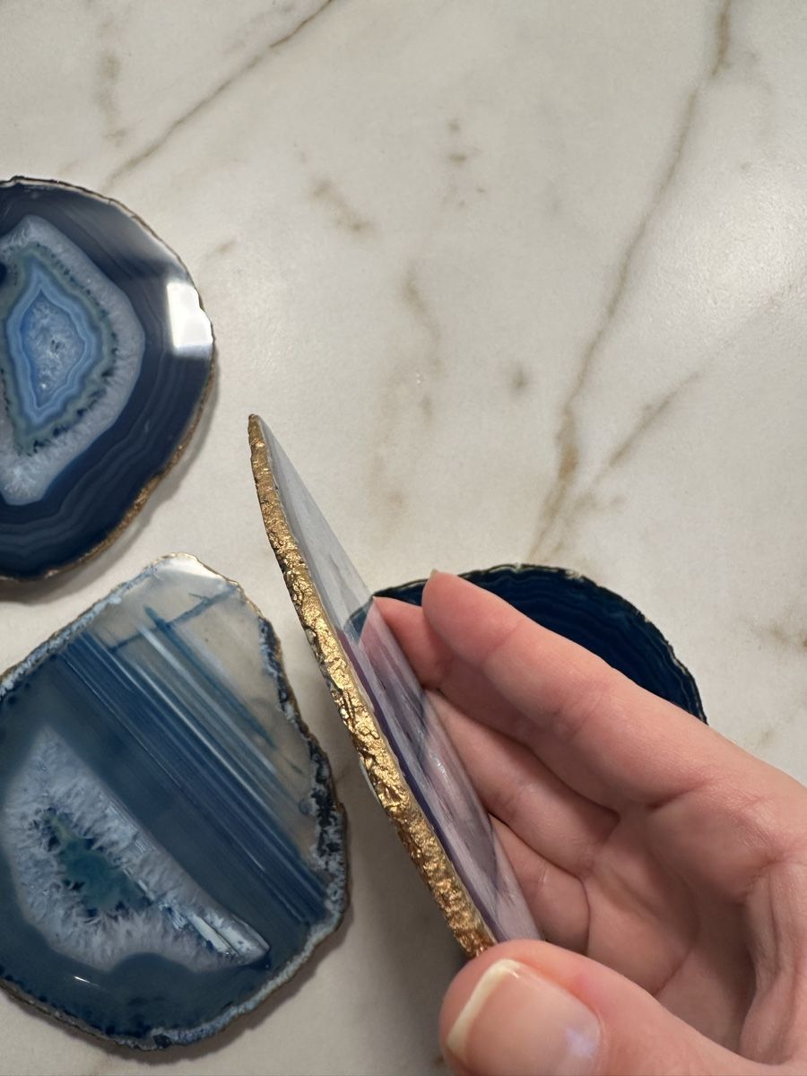Alle Dekorationen: 4er Set Achat (Agate) Stein – Neu (gemäss Beschreibung) aus Küsnacht ZH von adr_669g 1