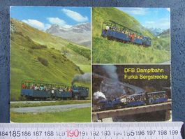 DAMPFZUG DAMPFBAHN FURKA-BERGSTRECKE HG 2/3 WEISSHORN VS AK