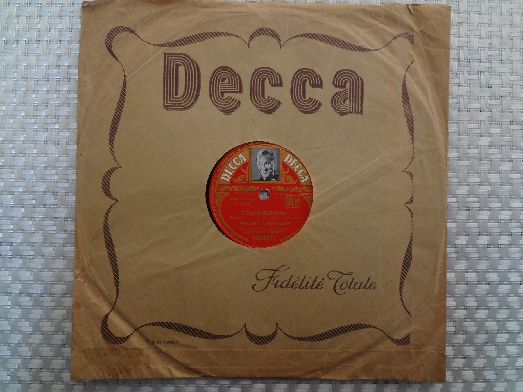 Dischi in vinile: Maurice Chevalier - 7 Disques 78 tours Decca – Usato da Aigle venduto da Robflac55 2
