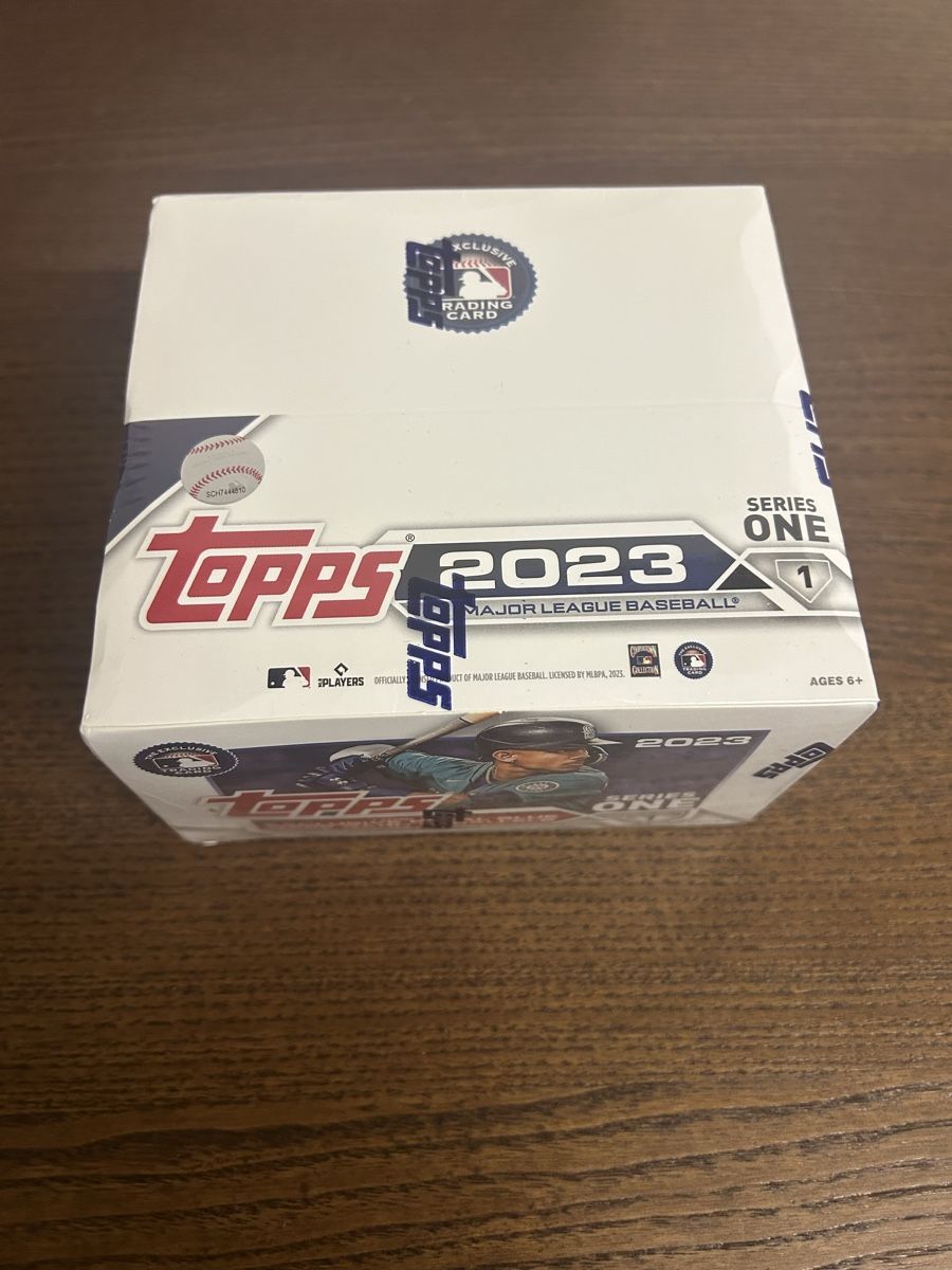 Topps Carte collezionabili: Topps MLB Baseball 2023 Series One Box – Nuovo e nell'imballaggio originale da Münchwilen AG venduto da dome_444 1