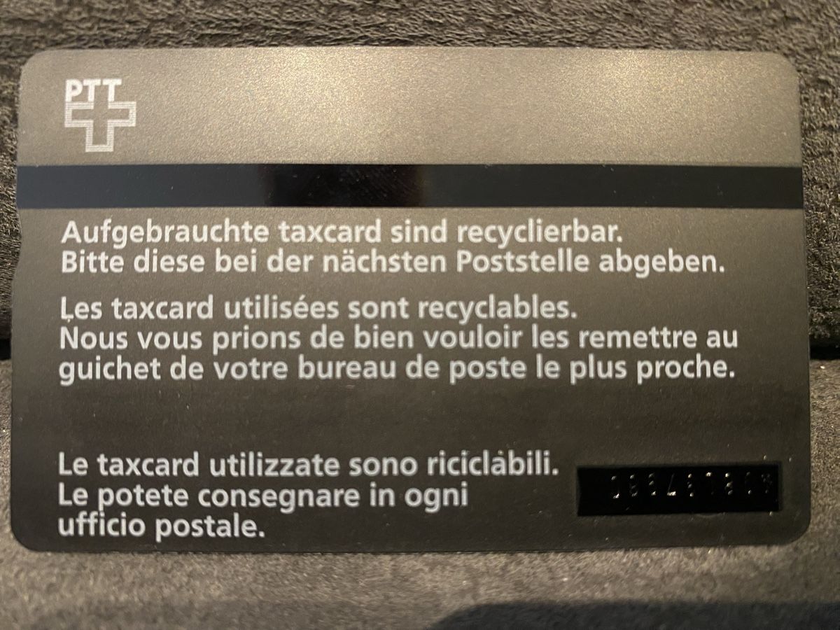Schede telefoniche: P-taxcard neuve – Nuovo (secondo la descrizione) da Lausanne venduto da babacard10 1