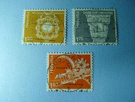 1973 537/539/540 Architektur und Kunsthandwerk ET Voll BASEL