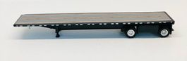 48" Spread Axle Flachbetttrailer H.O. Locistics H0 1/87