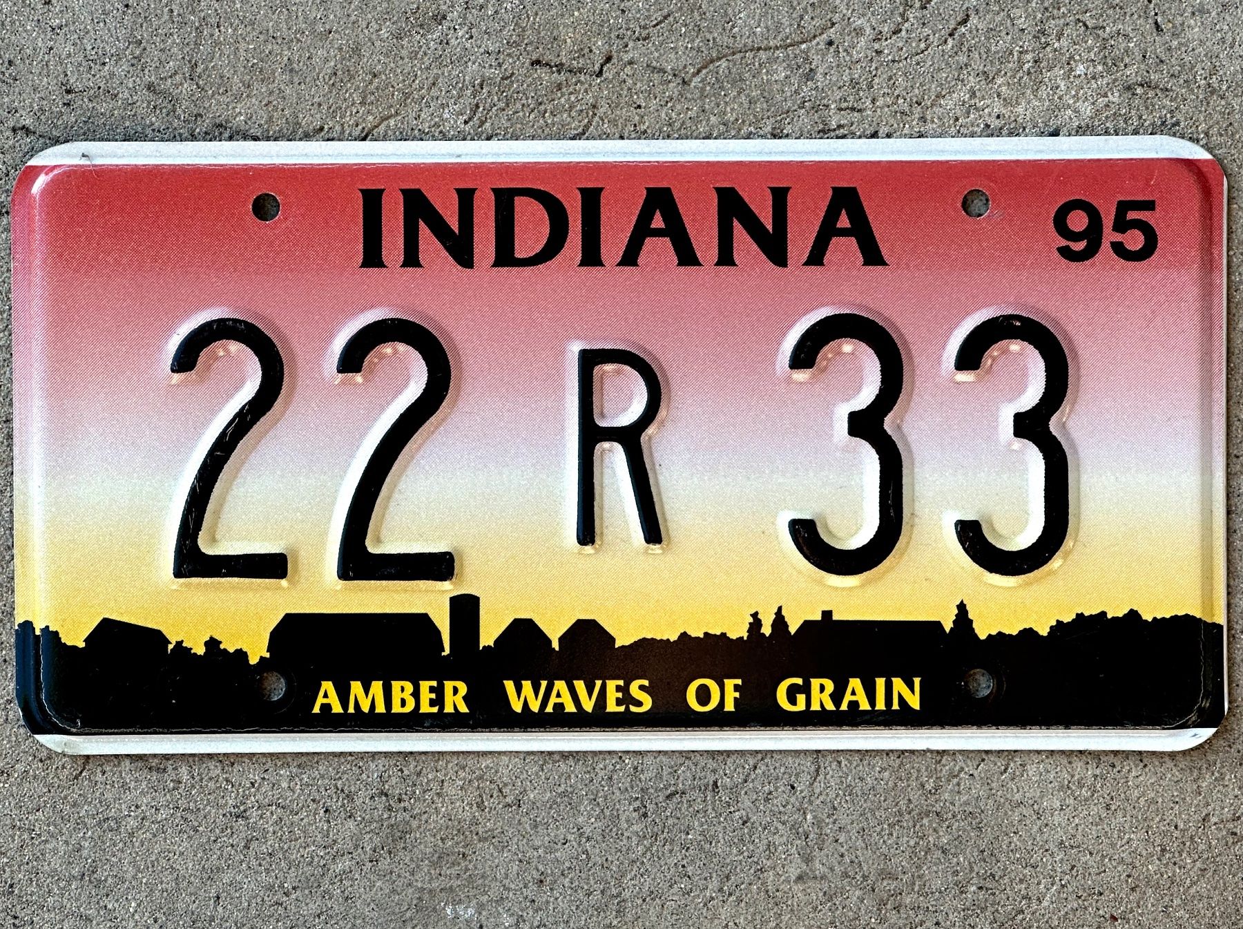 Insegne: Alte Autonummer Amerika Indiana 1995 – Usato da Seltisberg venduto da quadartswiss