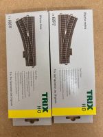 1 Paar Trix H0 C - Gleis 62612 Weiche rechts und links 62611