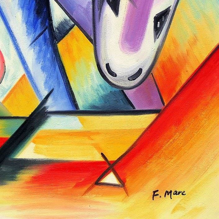Riproduzioni & Creazioni: Franz Marc - Die ersten Tiere – Nuovo (secondo la descrizione) da Larnaca venduto da KunstDepot24 4