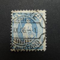 1906 Nr. 93B mit Rasierklingenstempel!!!