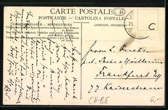 Cartoline postali: AK Adelboden, Kirche im Winter – Usato da Berlin venduto da bartko-reher 1