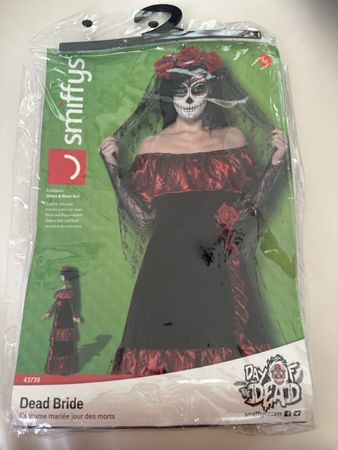 Smiffys Day of the Dead - Dead Bride Kostüm, Grösse M