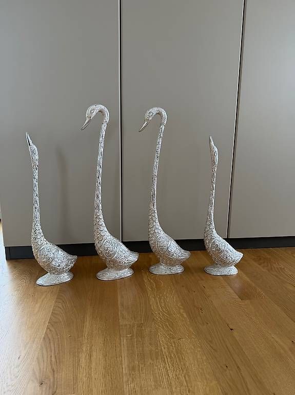 Skulpturen & Statuen: 2 Paar wunderschöne Schwäne – Gebraucht aus Embrach von ber_8fgp 4