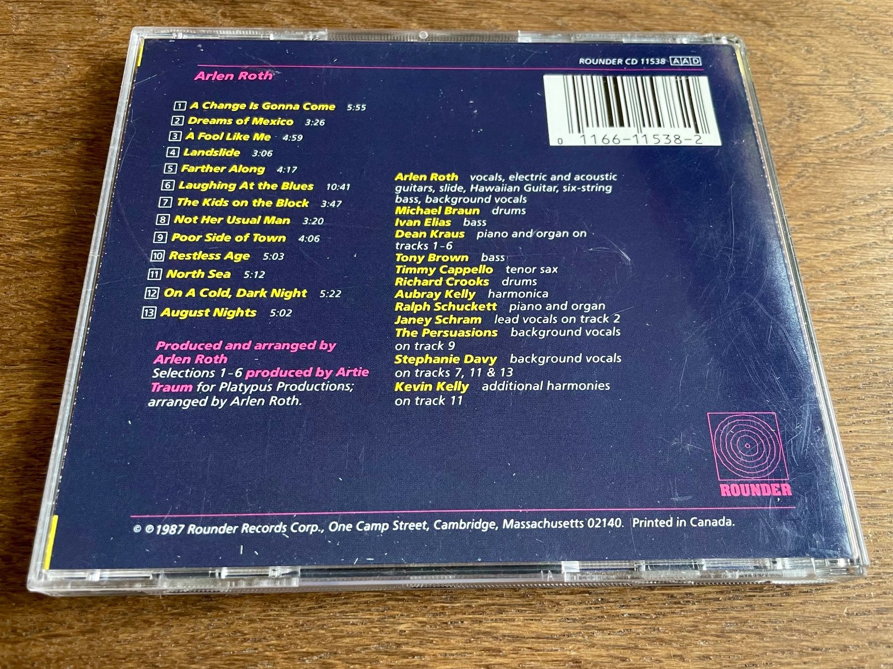 CD: Arlen Roth - CD – Usato da Pontresina venduto da il-bain 1