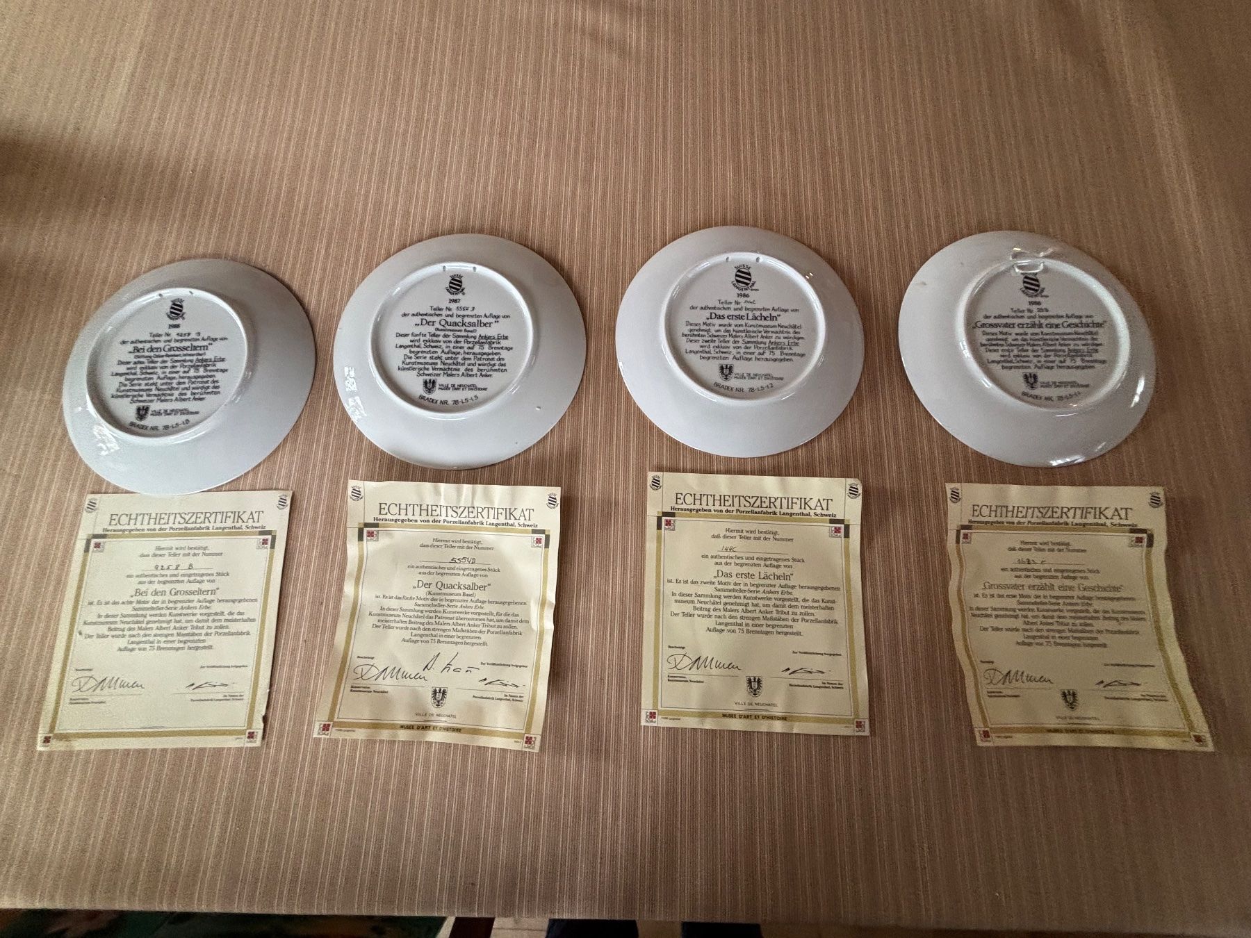 Assiettes: Sammelteller (Albert Anker) – D'occasion à Rickenbach Sulz par Naknek53 1