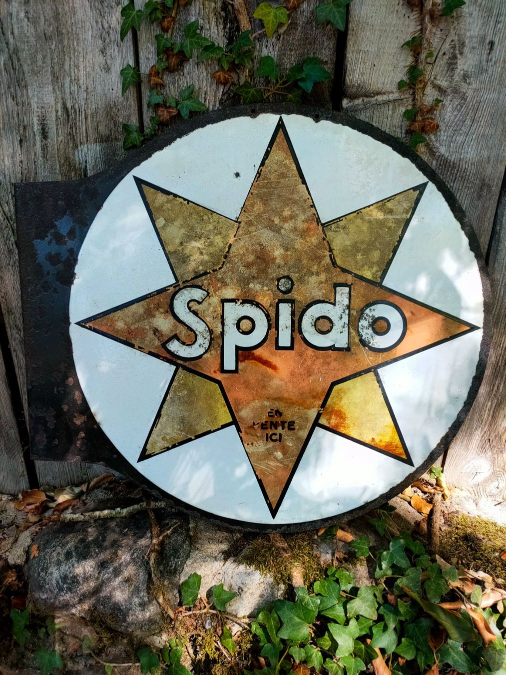 Insegne: Plaque émaillée spido – Usato da Bretonnières venduto da Minigab 1