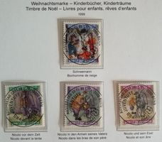 1999 Pro Juventute Satz Ersttag Vollstempel mit Gummi