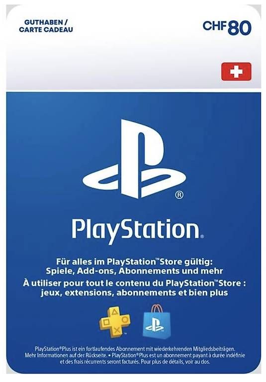 Giochi: PSN card 80 CHF – Nuovo e nell'imballaggio originale da Ascona venduto da mat_ph28