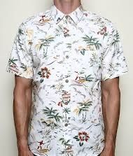 Rogue Territory Oxford Shirt // White Surf - L