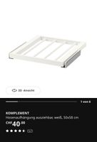 Komplement Tablar und Hosenaufhängung