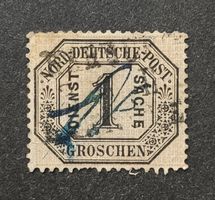 Norddeutscher Postbezirk 1870, Dienstmarke 1 G. gestempelt
