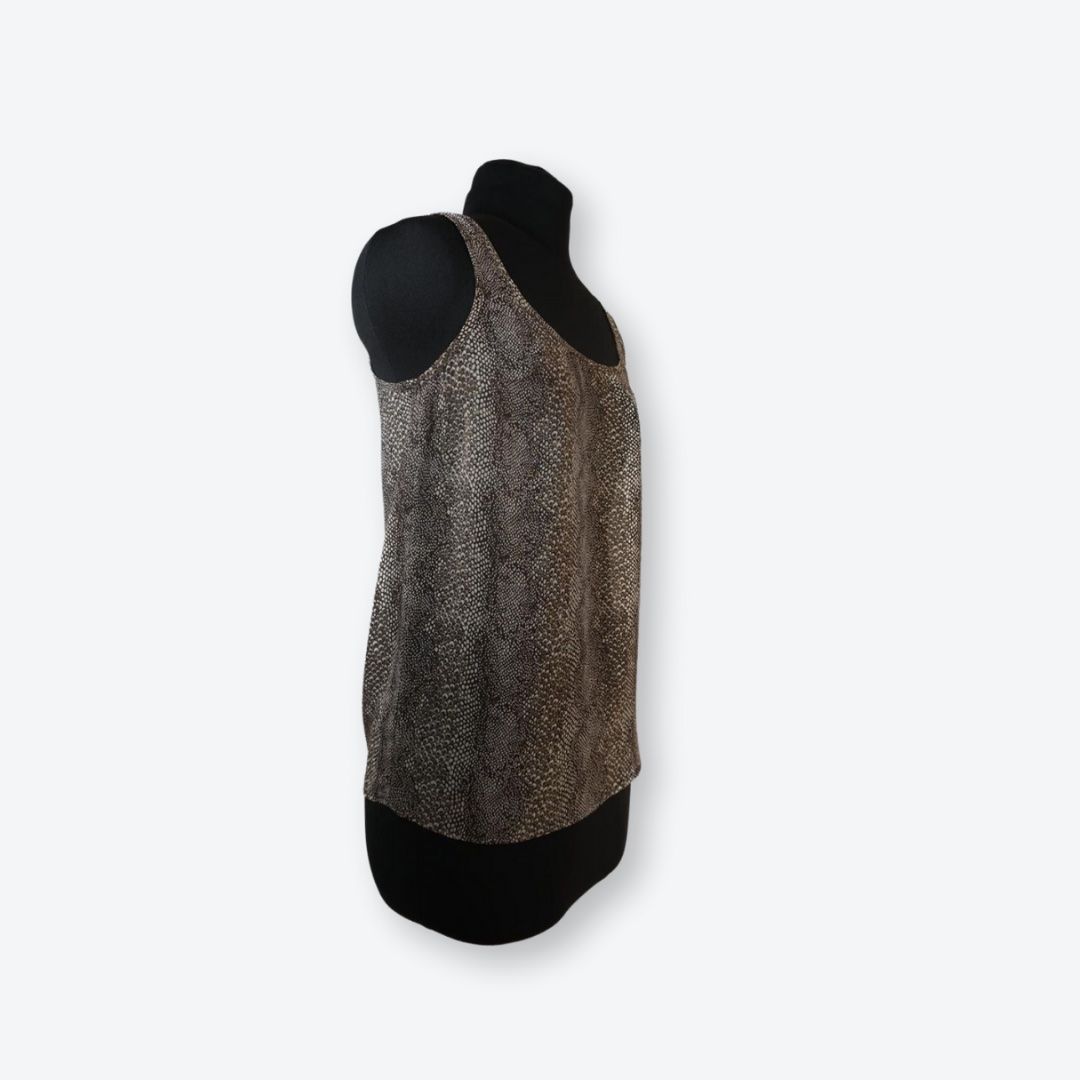 Top: Oberteil mit Animal-Print in Gr. S – Usato da Oberkirch LU venduto da petitefashion 1
