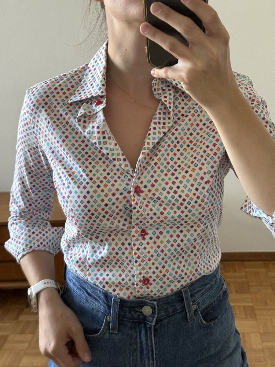 Camicette: Farbige Hemdbluse von Coton Doux – Nuovo (secondo la descrizione) da Zürich venduto da GundulaStreusand 1