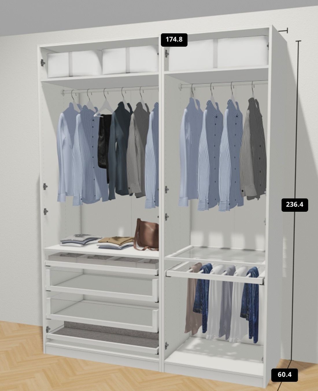 Ikea Armadi: Pax 175x236x60 – Usato da Gentilino venduto da grz_767t 1