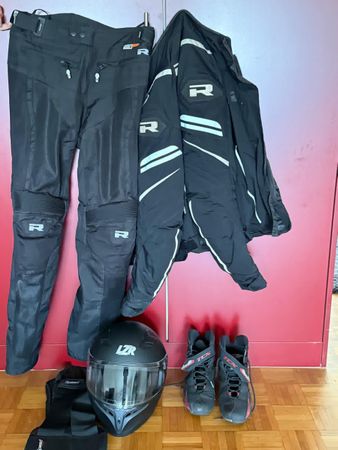 Richa Jacke, Hose, Schuhe, Schwarz, Grösse LM - Top Zustand!