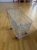 Miniatur Einkaufswagen, Deko, Metall, Top Zustand!