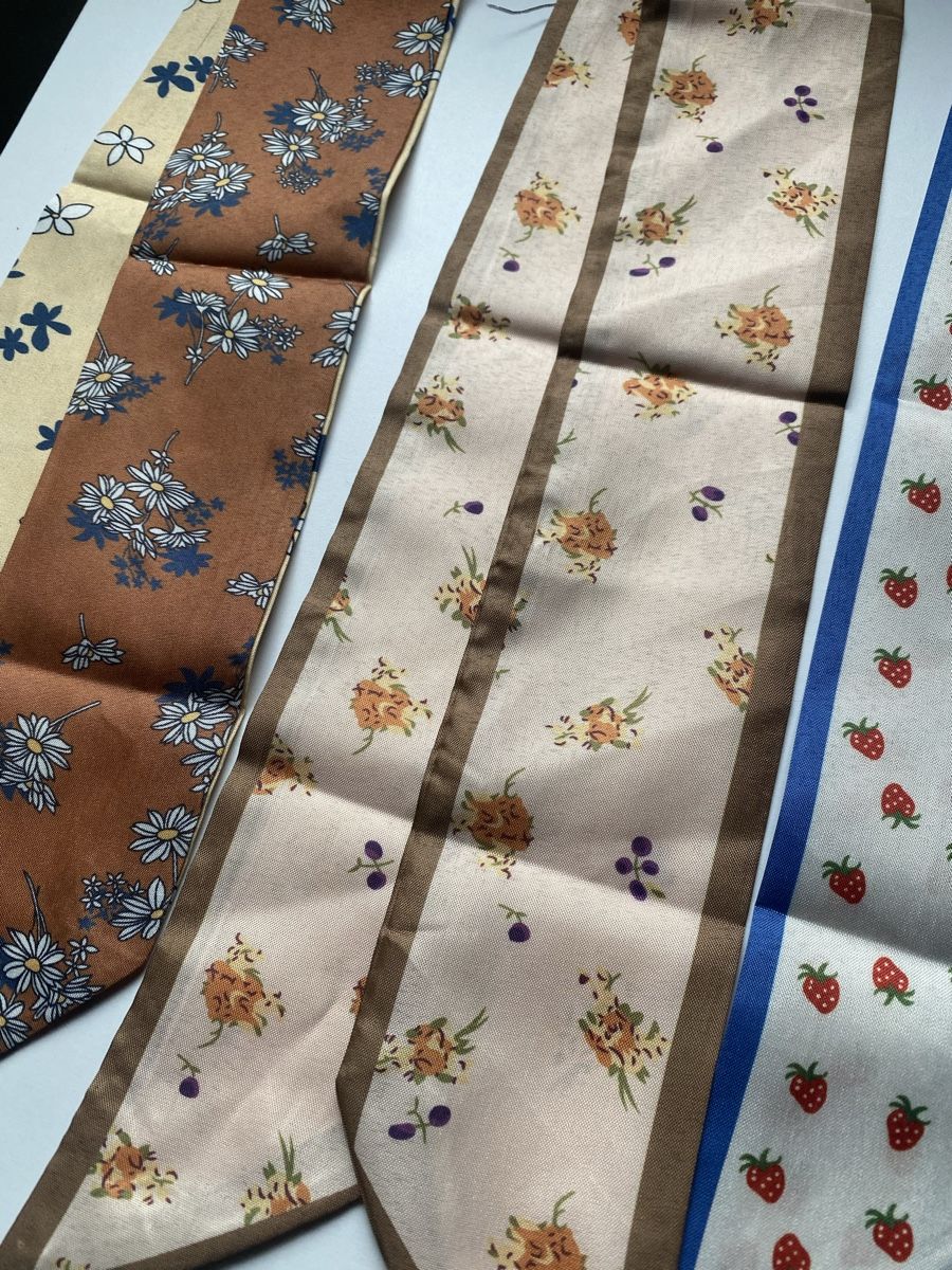 Foulard & Sciarpe: Twilly Tücher - Tasche oder Accessoire – Nuovo e nell'imballaggio originale da Göschenen venduto da Anoli34 2
