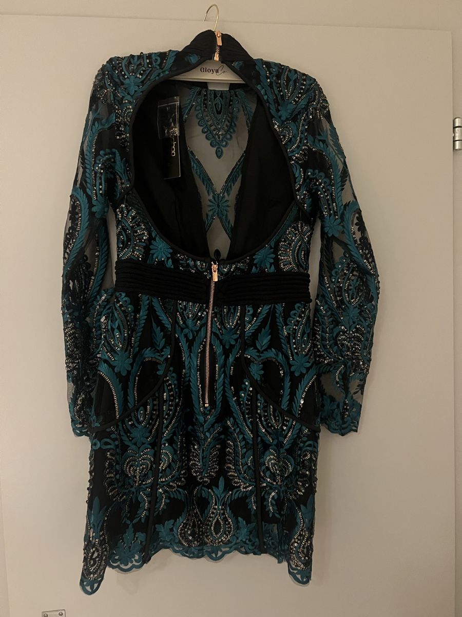 Vestiti: Cocktailkleid - Grün/Gold – Nuovo e nell'imballaggio originale da Kriens venduto da mendaa 1