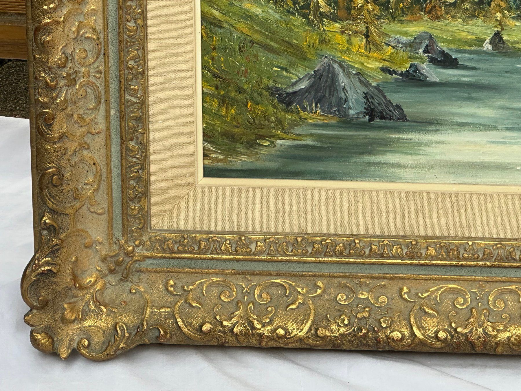 Dipinti: Gemälde Bild Maler Hofmann Leinwand signiert – Usato da Buochs venduto da 3092markus 3