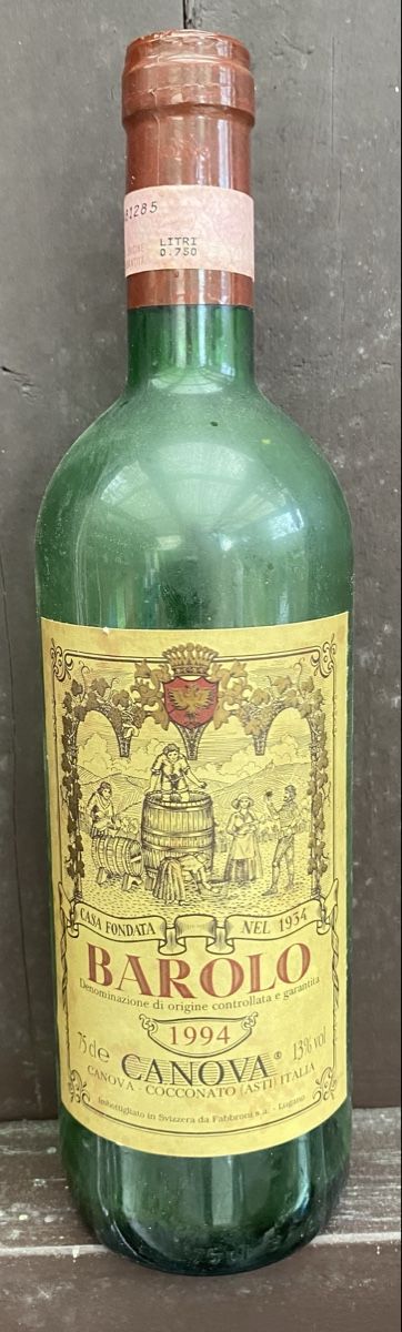 Vino: BAROLO CANOVA 1994 – Usato da Mörschwil venduto da Marcel4201