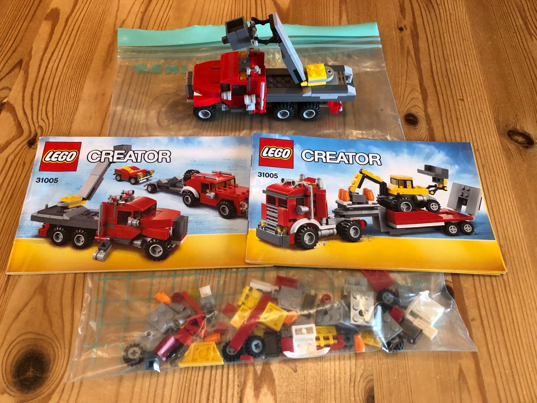Lego Kit di costruzioni: Lego Creator 31005 Lastwagen Bagger – Usato da Studen BE venduto da Silvercity26