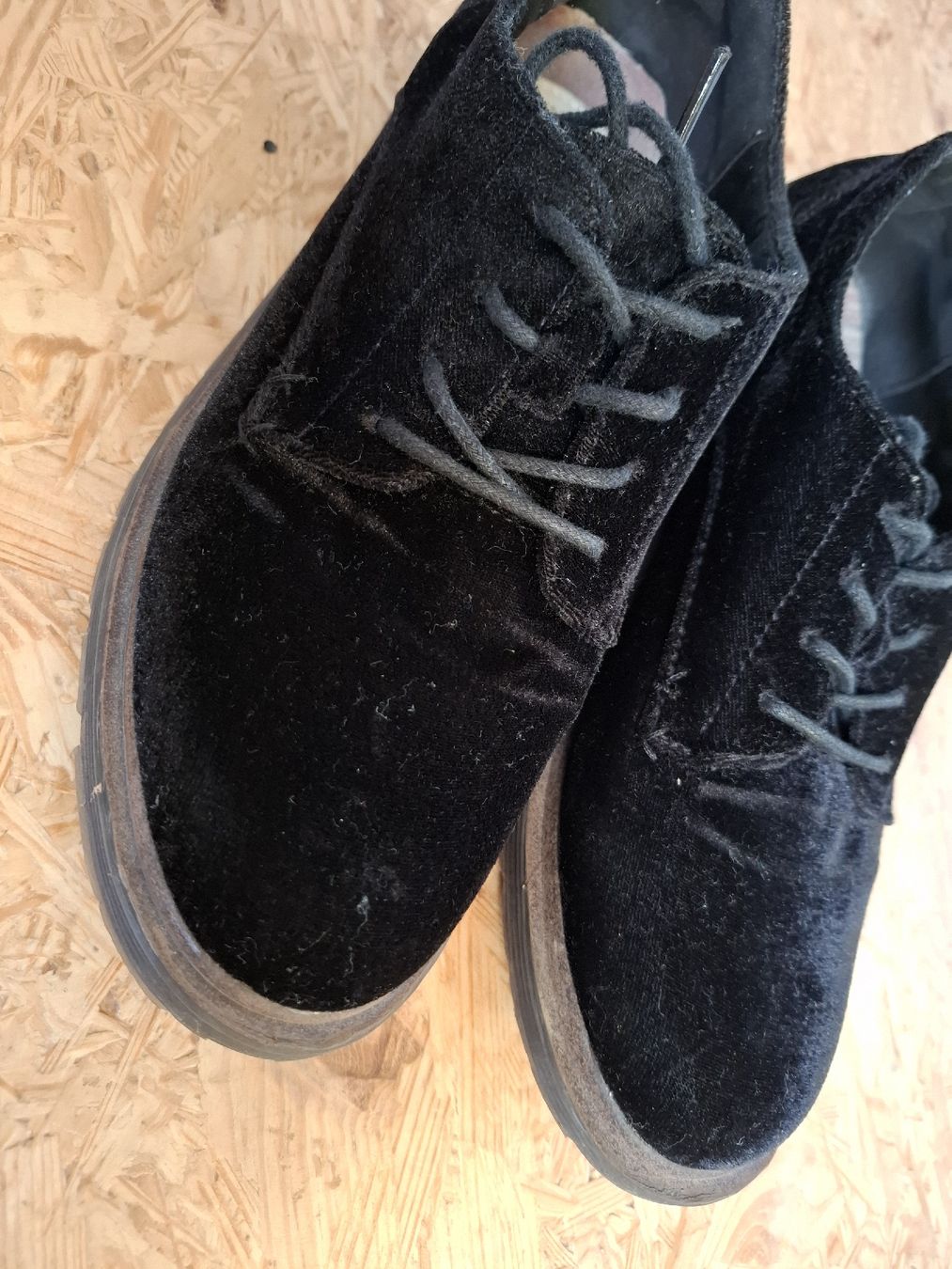 Scarpe da donna: Schwarze Samt Schuhe, Grösse 38 – Usato da Hasle b. Burgdorf venduto da lap-company 4